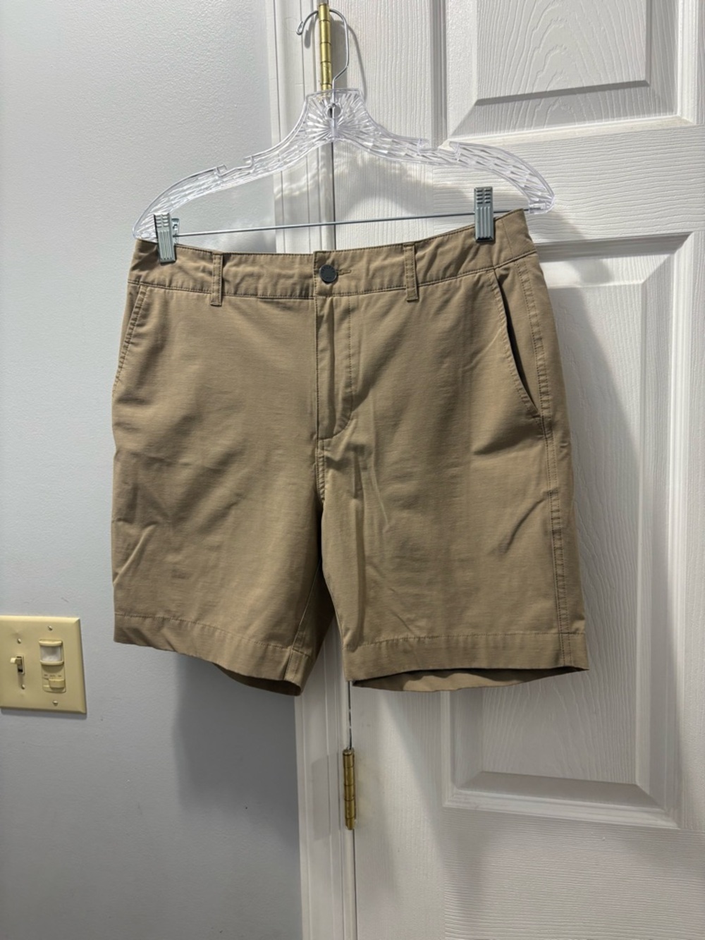 Faherty All Day Shorts Lightweight Tan Size 30
